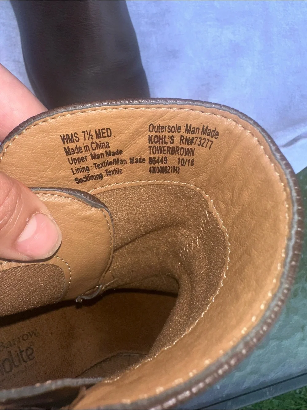 Kohl's Women's Brown Buckle Strap Ankle Booties